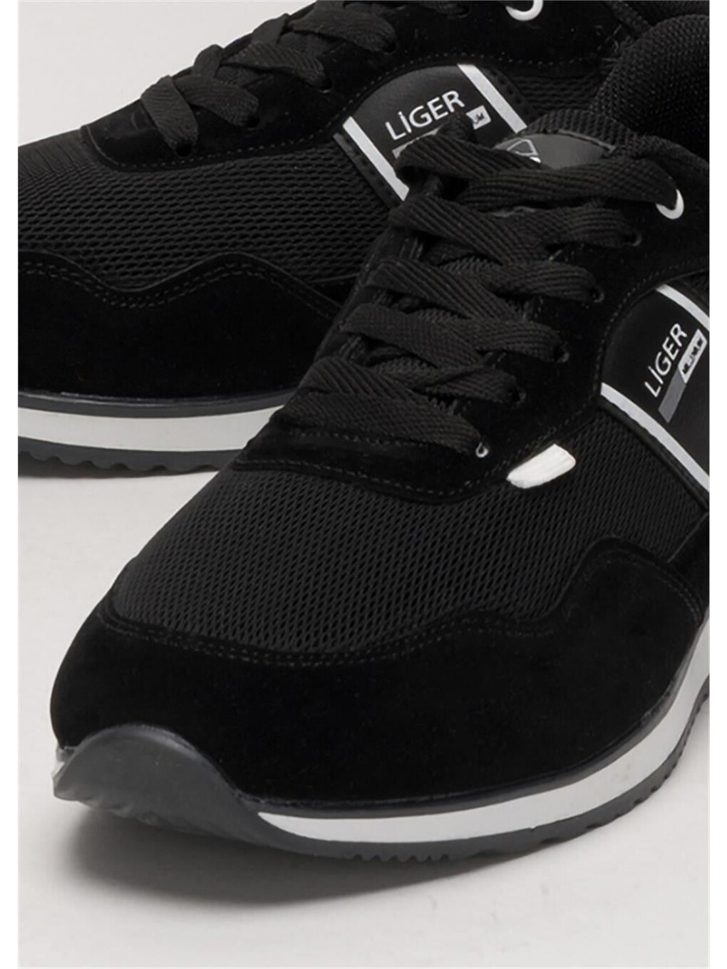 Erkek Günlük Sneaker Spor Ayakkabı Siyah - Beyaz-8