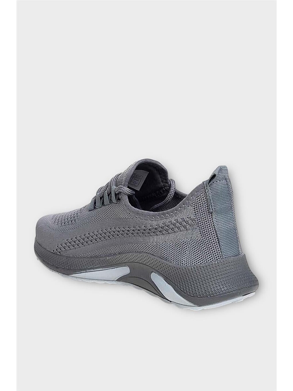 Gri Unisex Yazlık Triko Spor Ayakkabı Füme-4