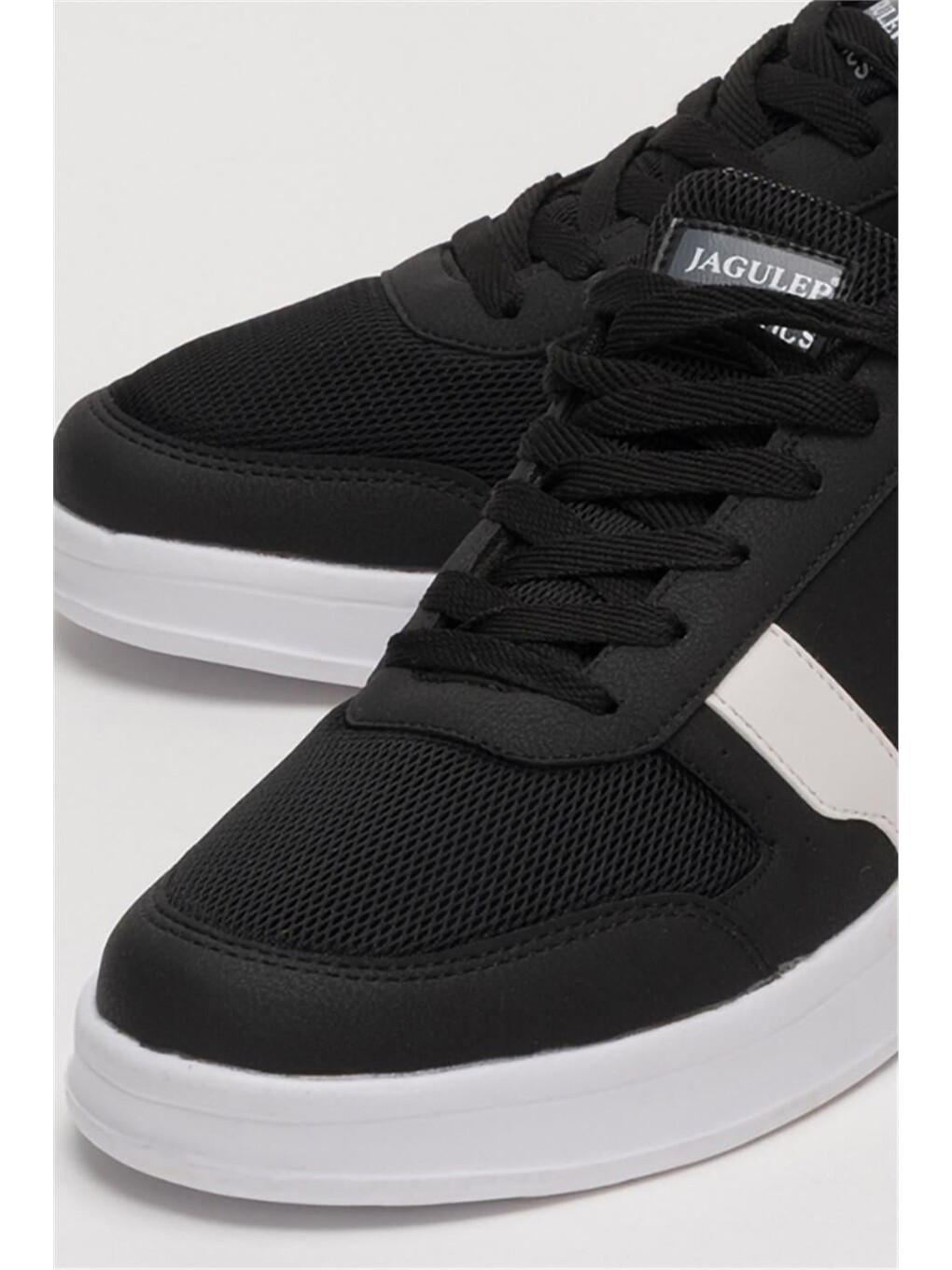 Erkek Günlük Sneaker Rahat Spor Ayakkabı Siyah Beyaz-11