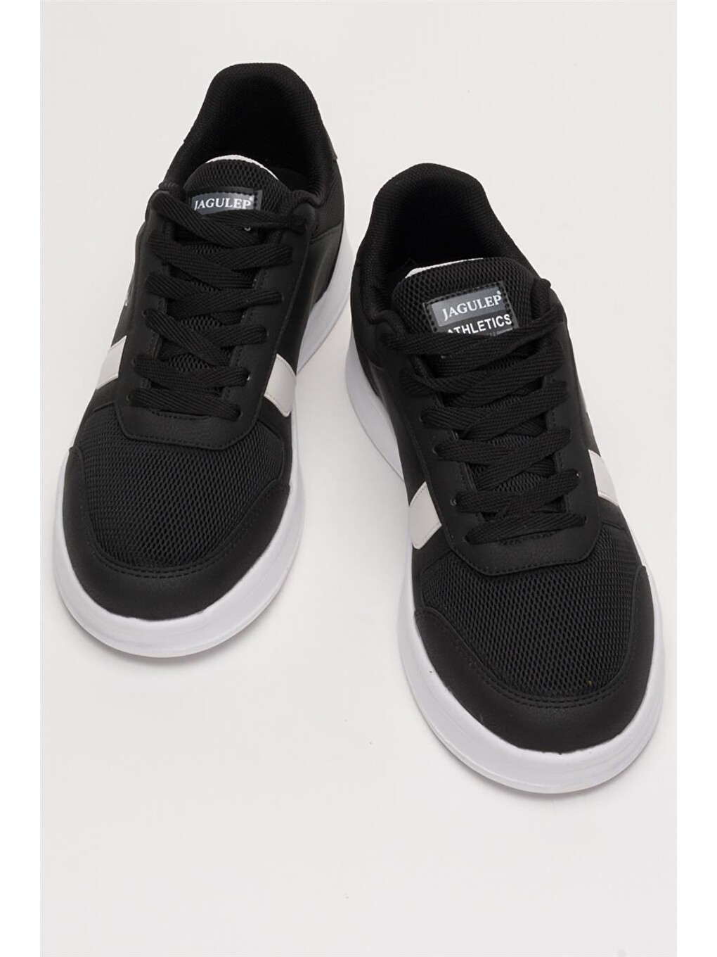 Erkek Günlük Sneaker Rahat Spor Ayakkabı Siyah Beyaz-13