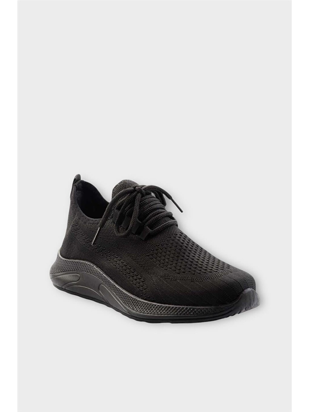Unisex Yazlık Triko Spor Ayakkabı Siyah-1