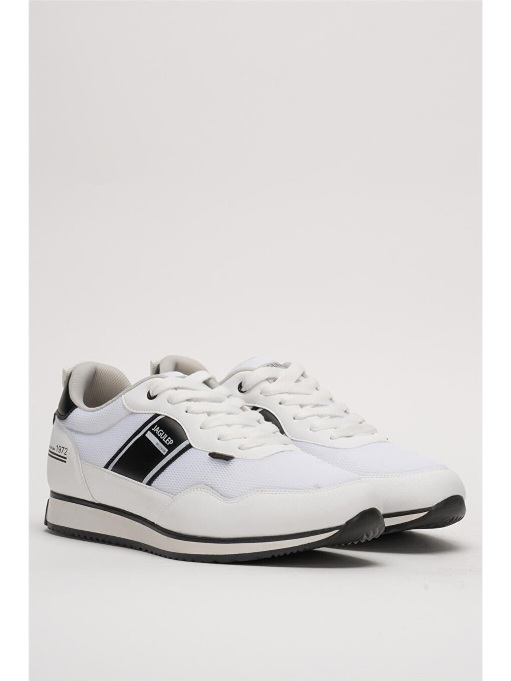 Erkek Günlük Sneaker Spor Ayakkabı Beyaz - Siyah-2