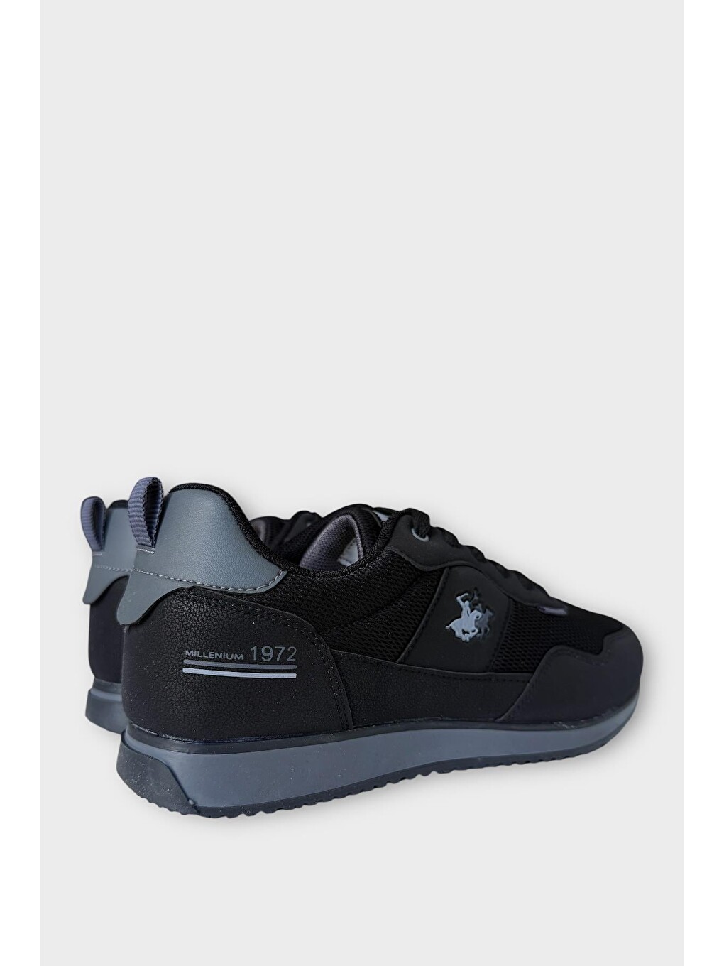 Erkek Ortopedik Günlük Airfile Sneaker Spor Ayakkabı Siyah-8