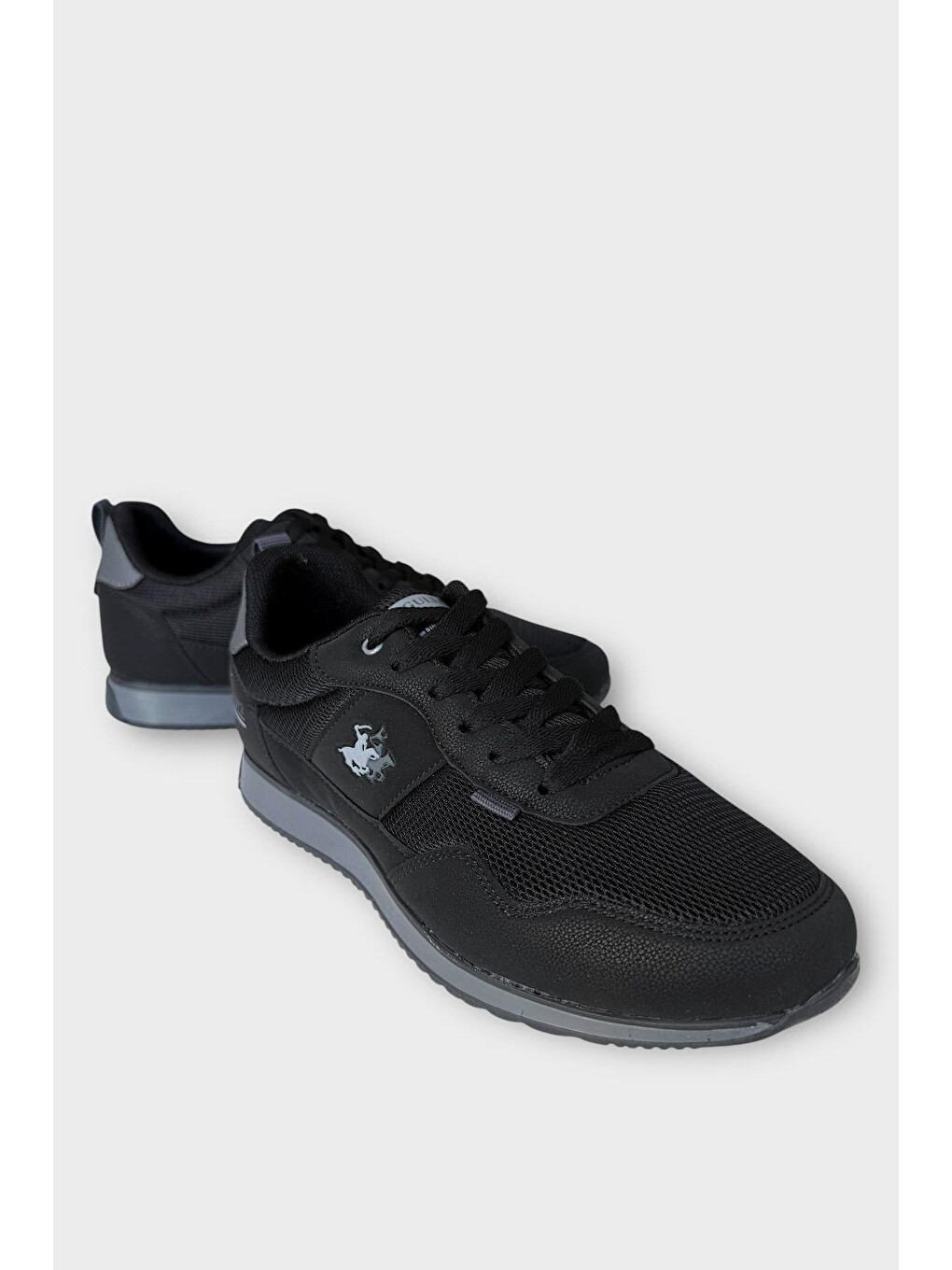 Erkek Ortopedik Günlük Airfile Sneaker Spor Ayakkabı Siyah-3