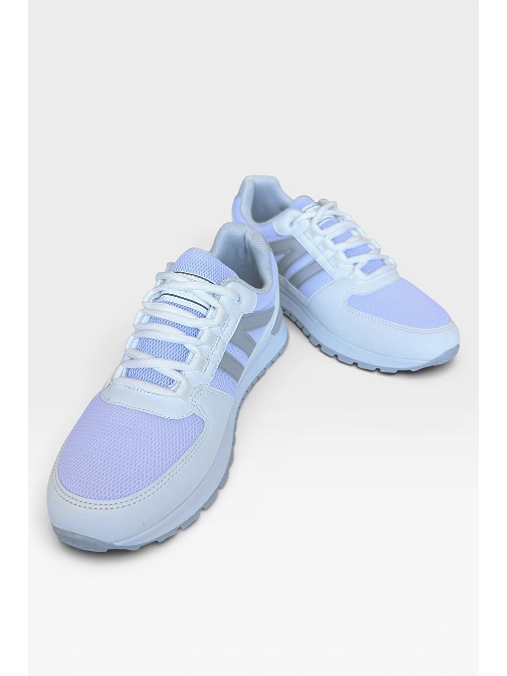 Erkek Ortopedik Airfile Günlük Yürüyüş Koşu Sneaker Spor Ayakkabı Beyaz-5