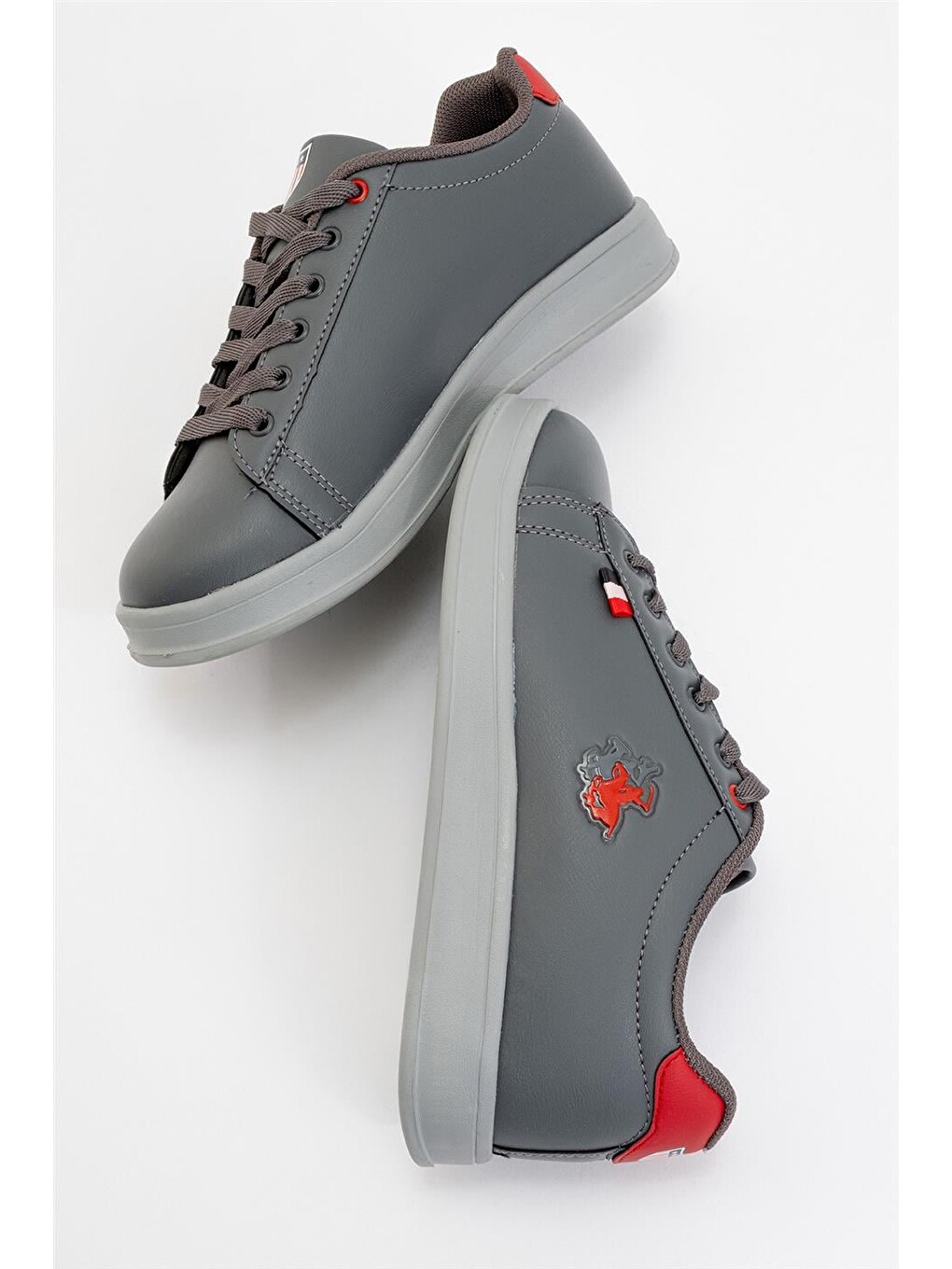 Gri Unisex Sneakers Günlük Spor Ayakkabı Füme-10