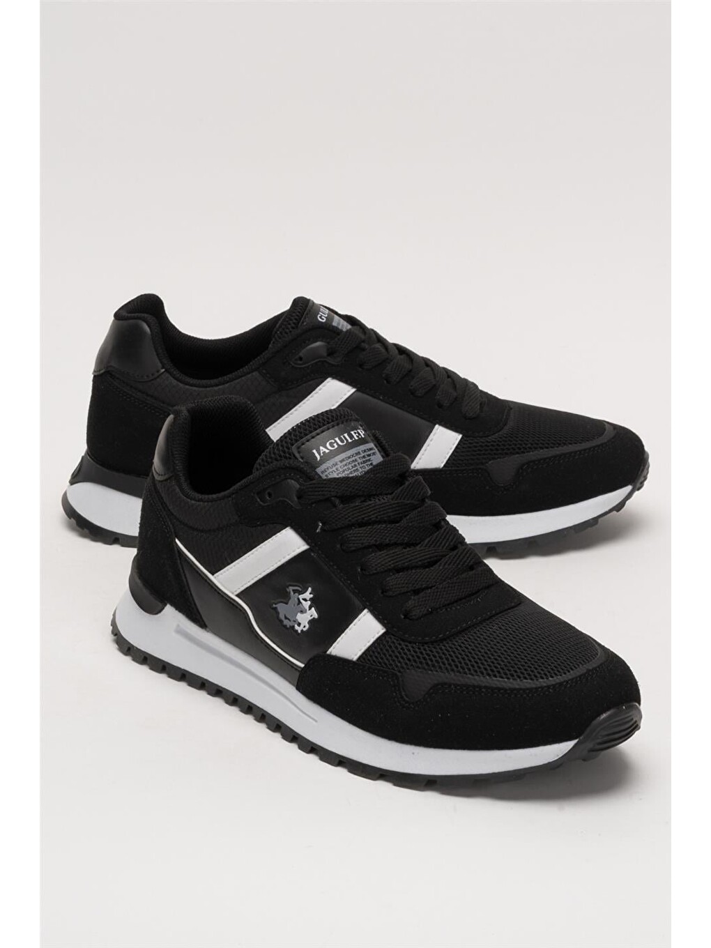 Erkek Ortopedik Günlük Yürüyüş Koşu Sneaker Spor Ayakkabı Siyah - Beyaz-3