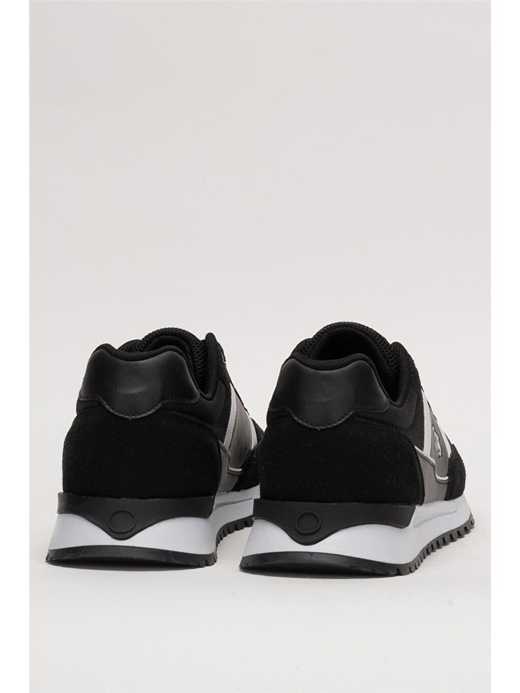 Erkek Ortopedik Günlük Yürüyüş Koşu Sneaker Spor Ayakkabı Siyah - Beyaz-6