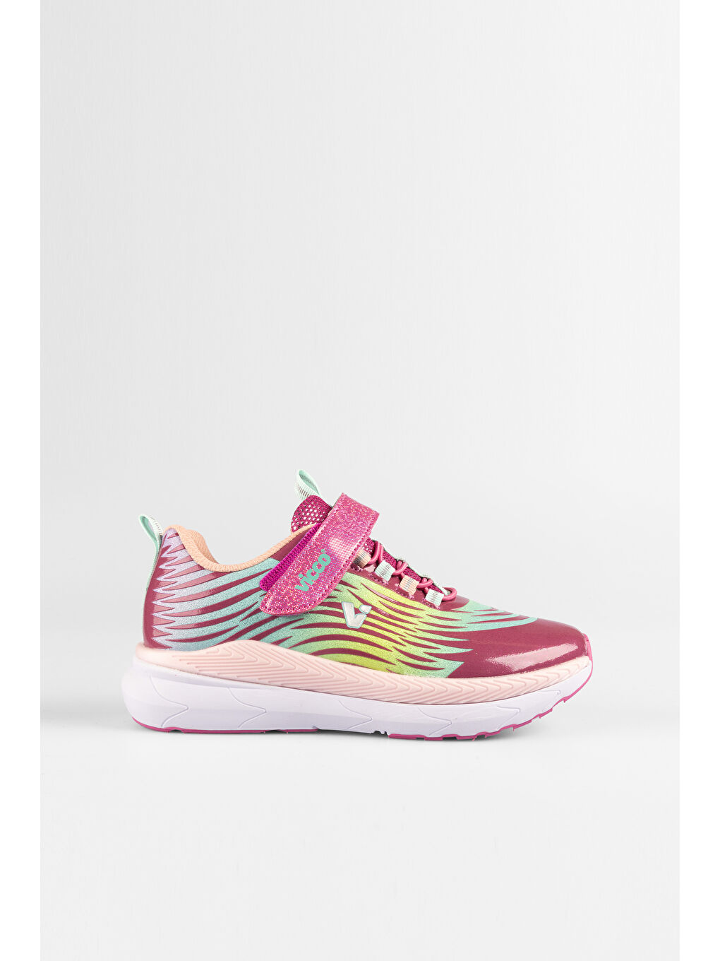 Maggie Işıklı Kız   Çocuk Okul Öncesi Fuşya Sneaker