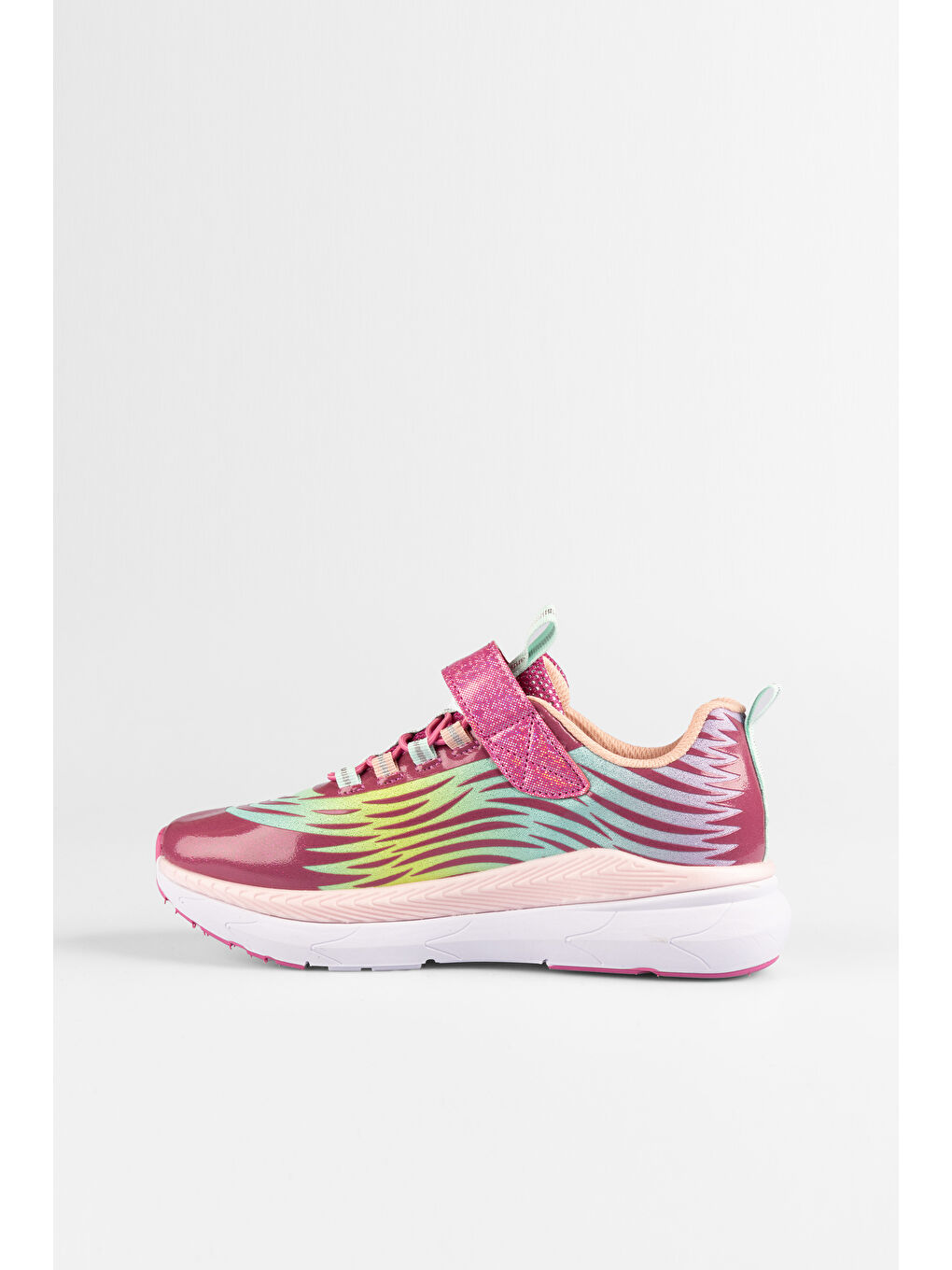 Maggie Işıklı Kız Çocuk Fuşya Sneaker-1