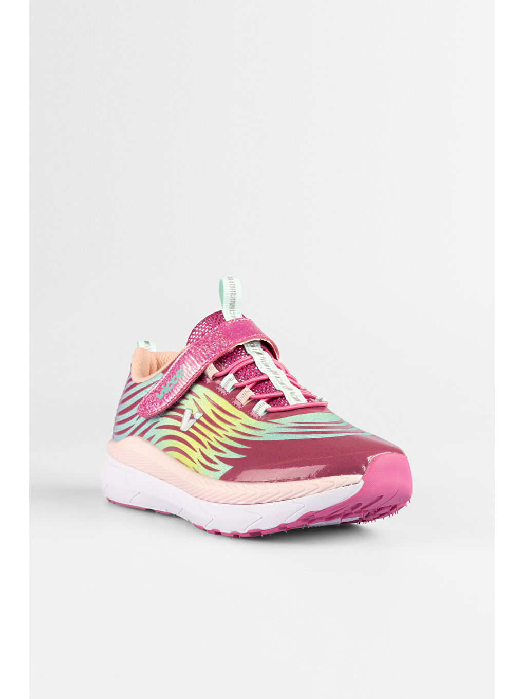 Maggie Işıklı Kız Çocuk Fuşya Sneaker-2