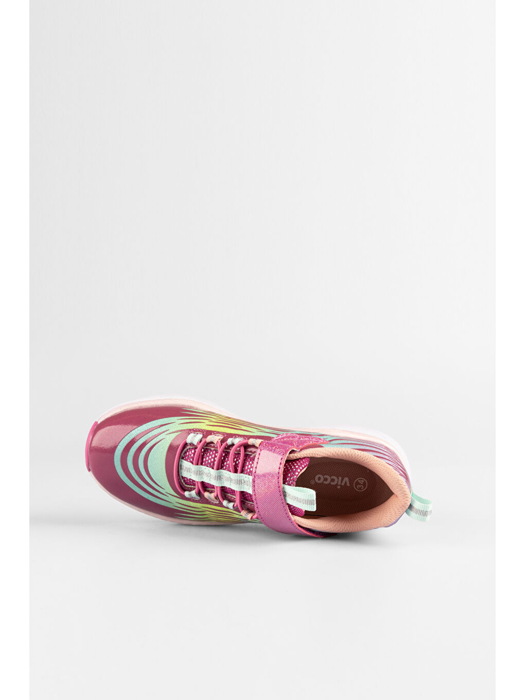 Maggie Işıklı Kız Çocuk Fuşya Sneaker-5