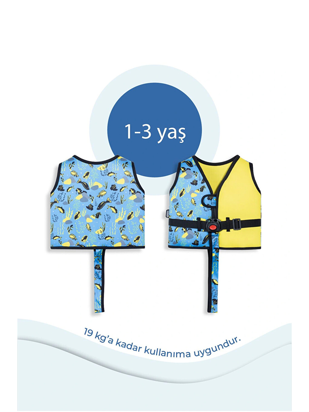 855 Çocuk Yüzme Yeleği/ Mavi-5