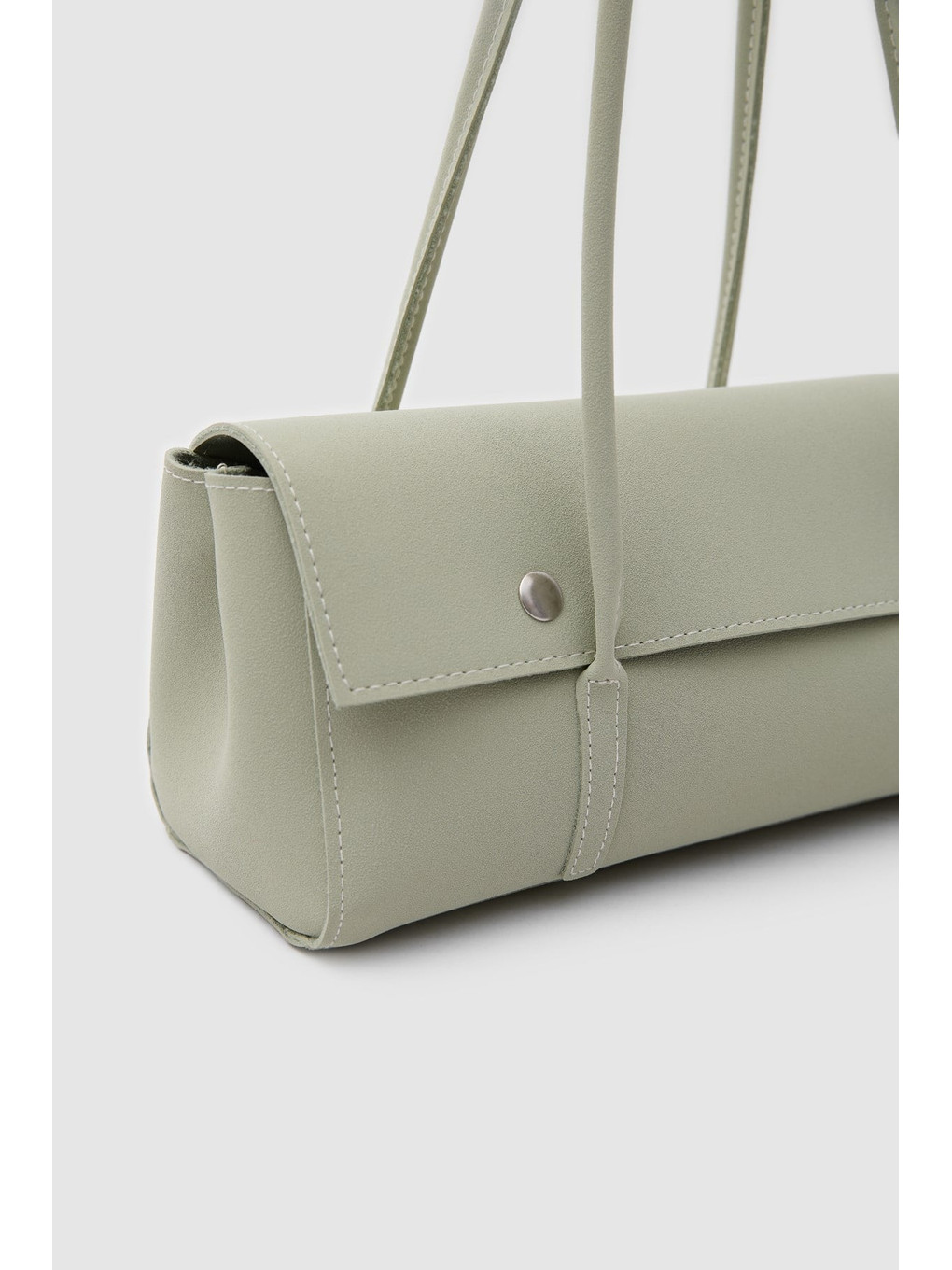 Yeşil Mari Vintage Baget Çanta Mint-6