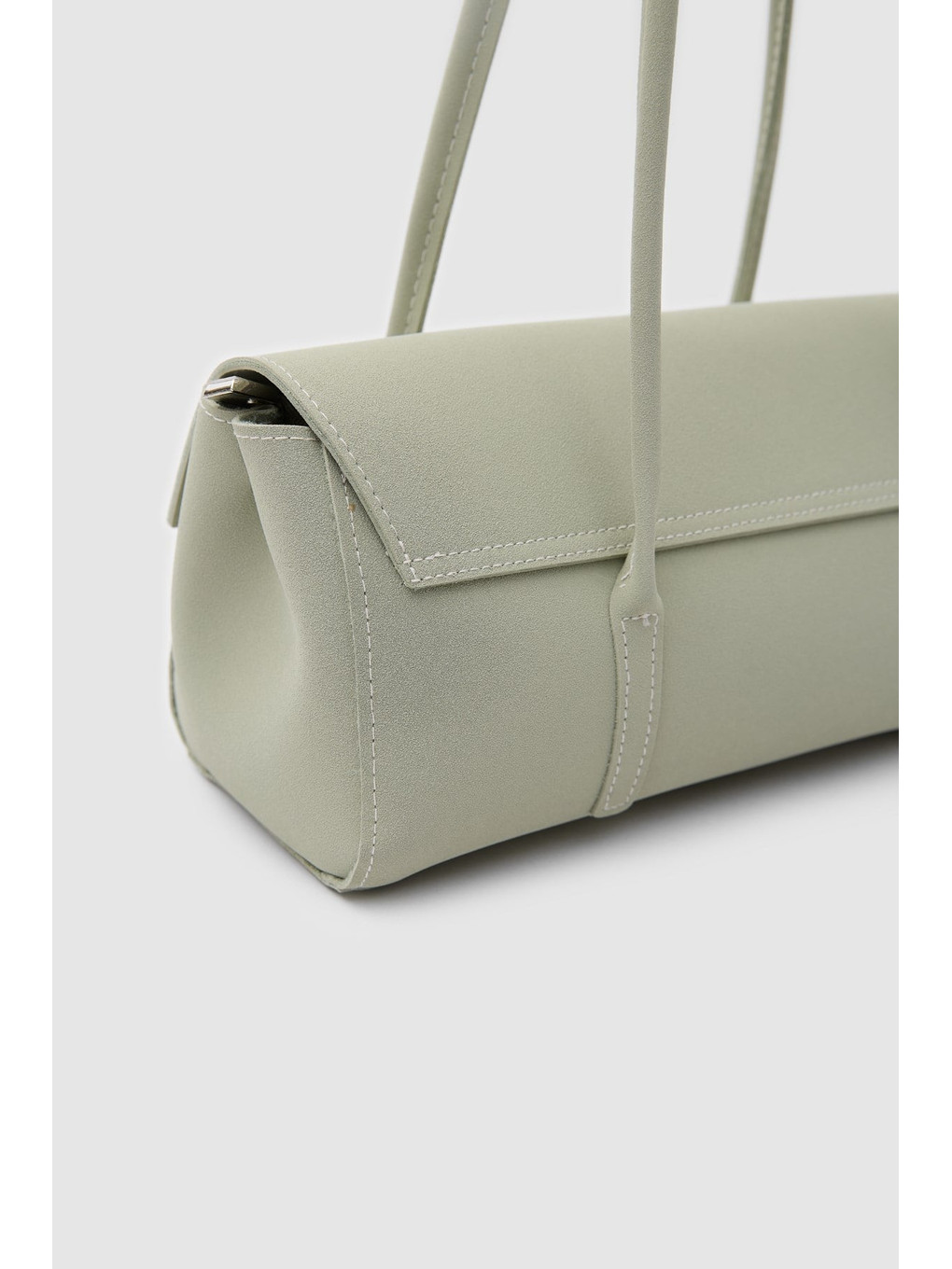 Yeşil Mari Vintage Baget Çanta Mint-7