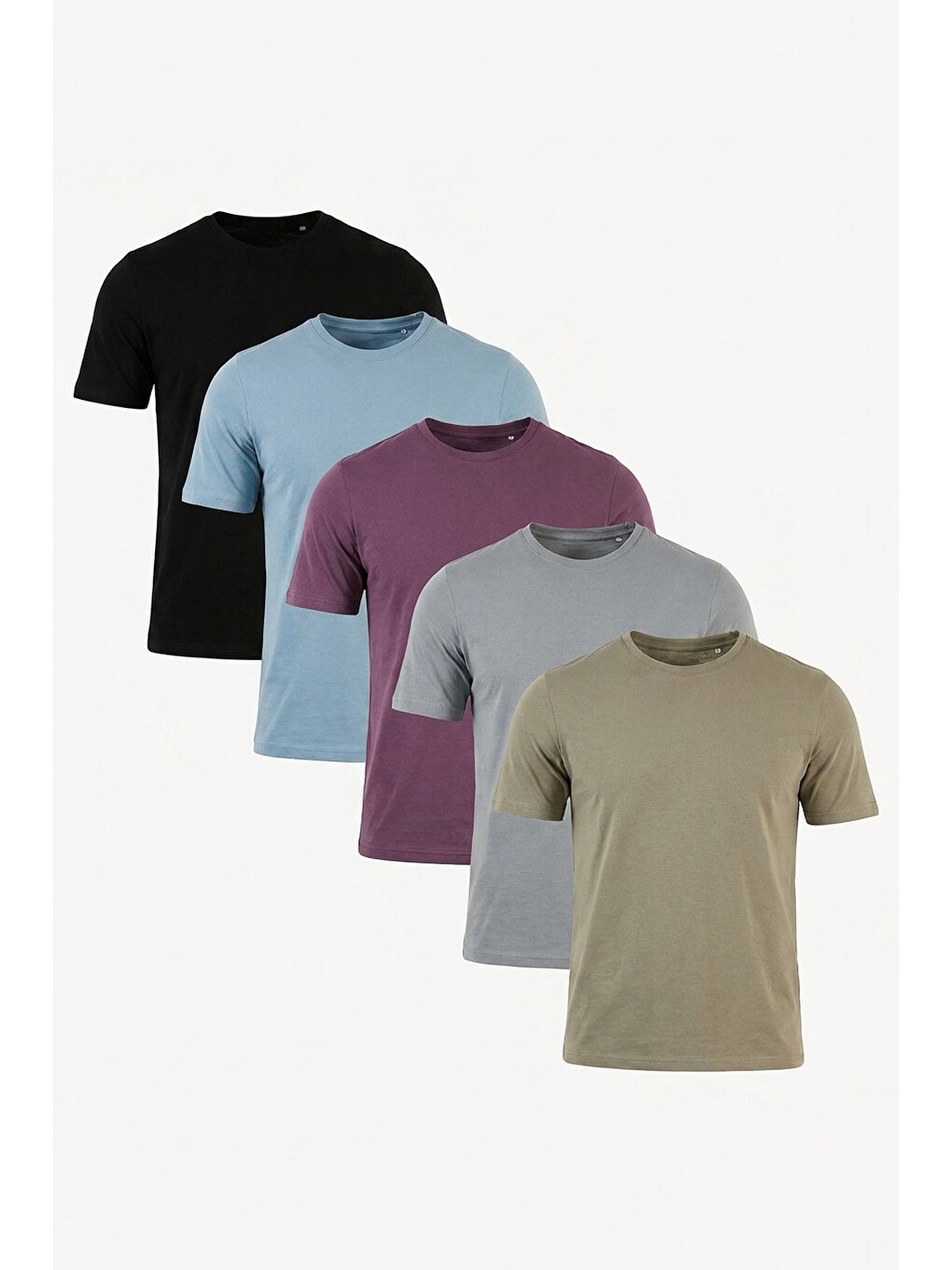 Mavi Pamuklu Regular Fit Bisiklet Yaka 5'li Paket T Shirt 59020204s5