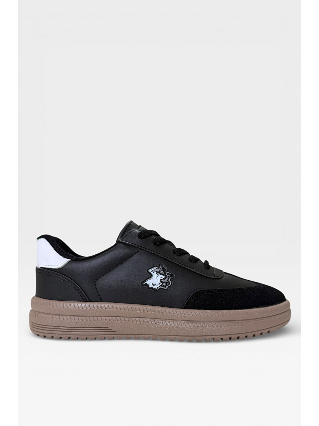 Unisex Rahat Hafif Termo Taban Kadın Sneaker Ayakkabı Siyah - Beyaz