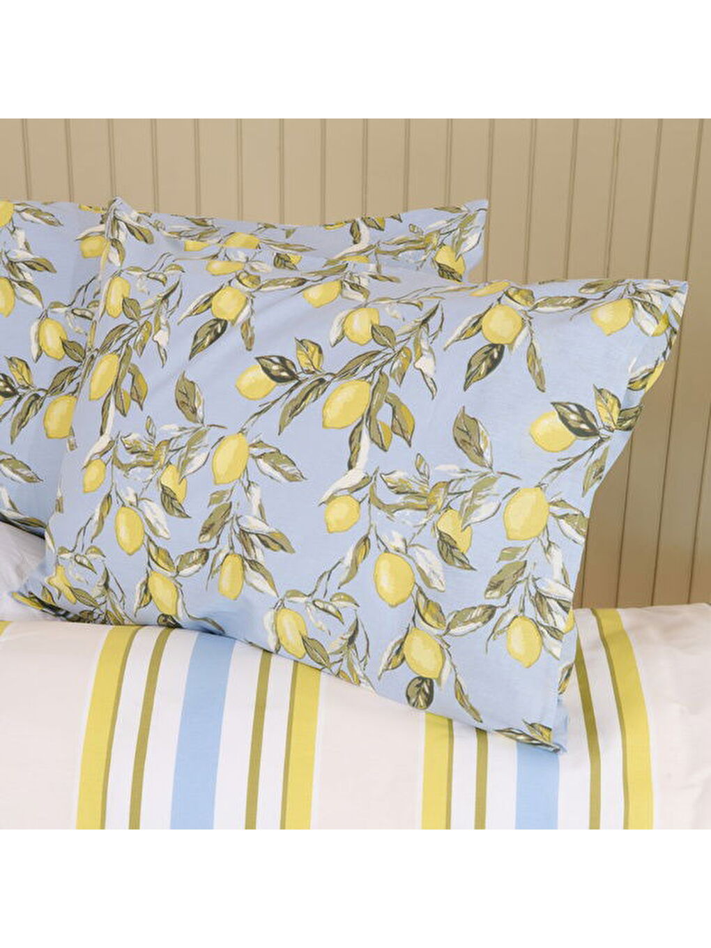 Soft Fresco Çift Kişilik Nevresim Takımı - Mavi-4