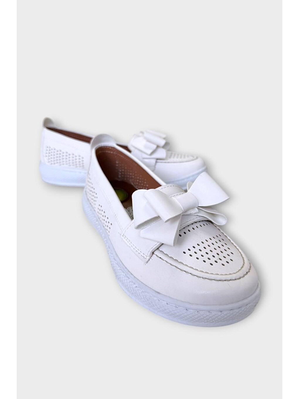 Kadın Ortopedik Yumuşak Comfort Casual Ayakkabı Beyaz-1