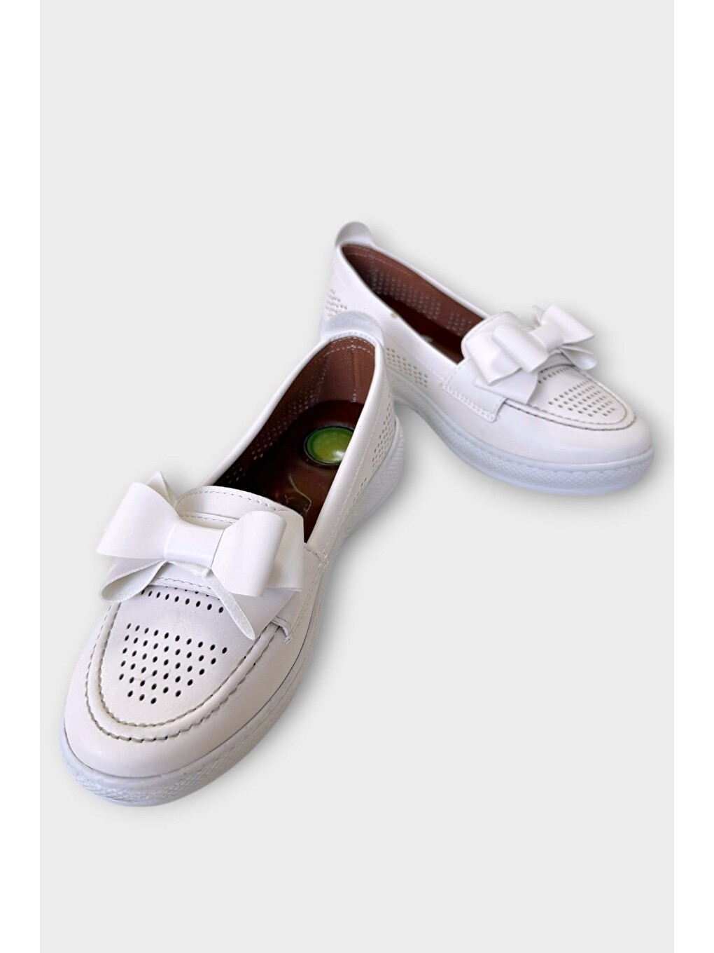 Kadın Ortopedik Yumuşak Comfort Casual Ayakkabı Beyaz-2