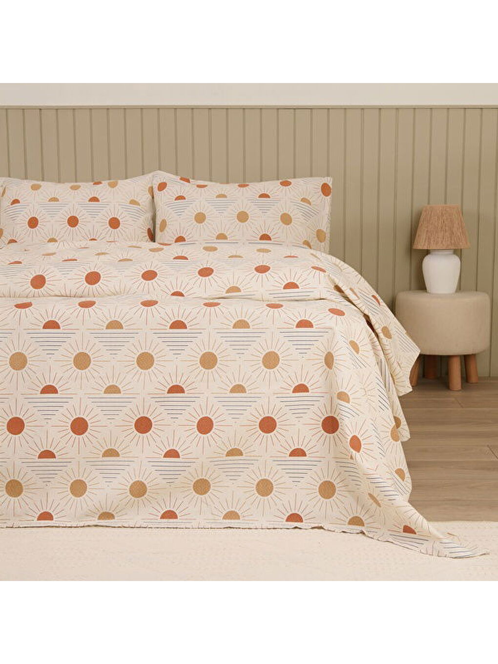 Evidea Soft Soleil Çift Kişilik Pike Takımı - Bej