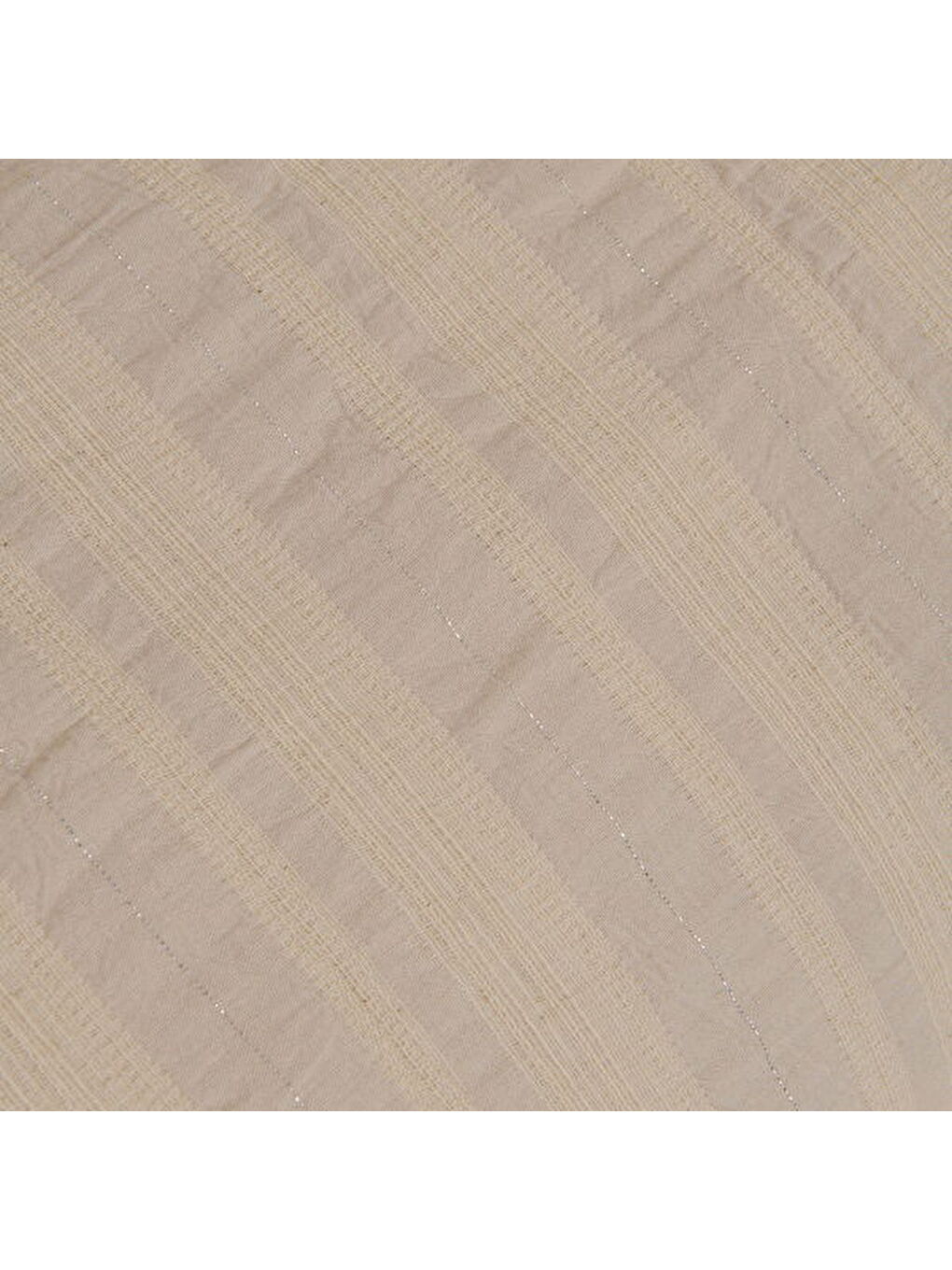 Ekru Soft Raye Çift Kişilik Nevresim Takımı - Krem-6