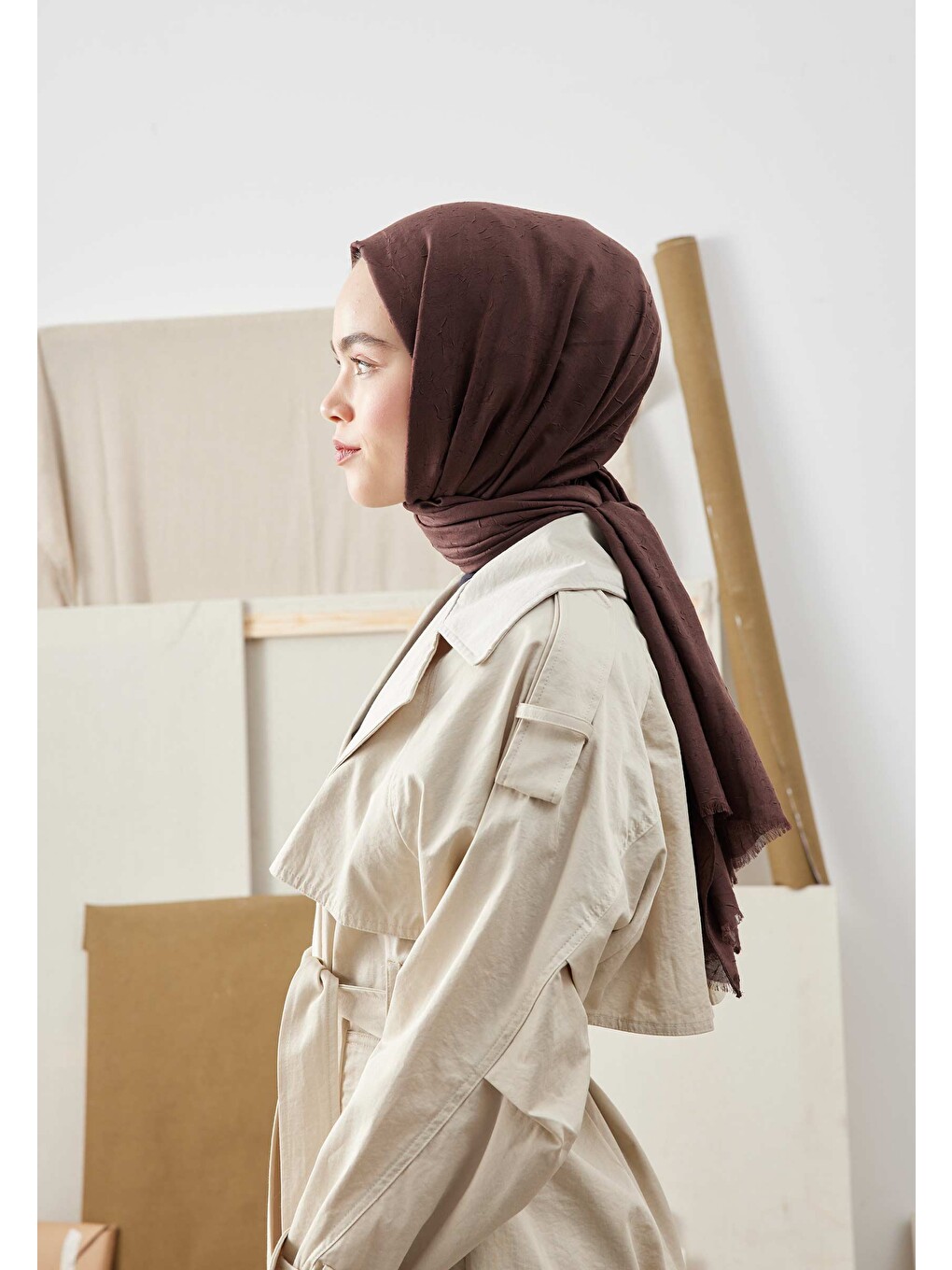 Kahverengi Bambu Şal Acı Kahve-3