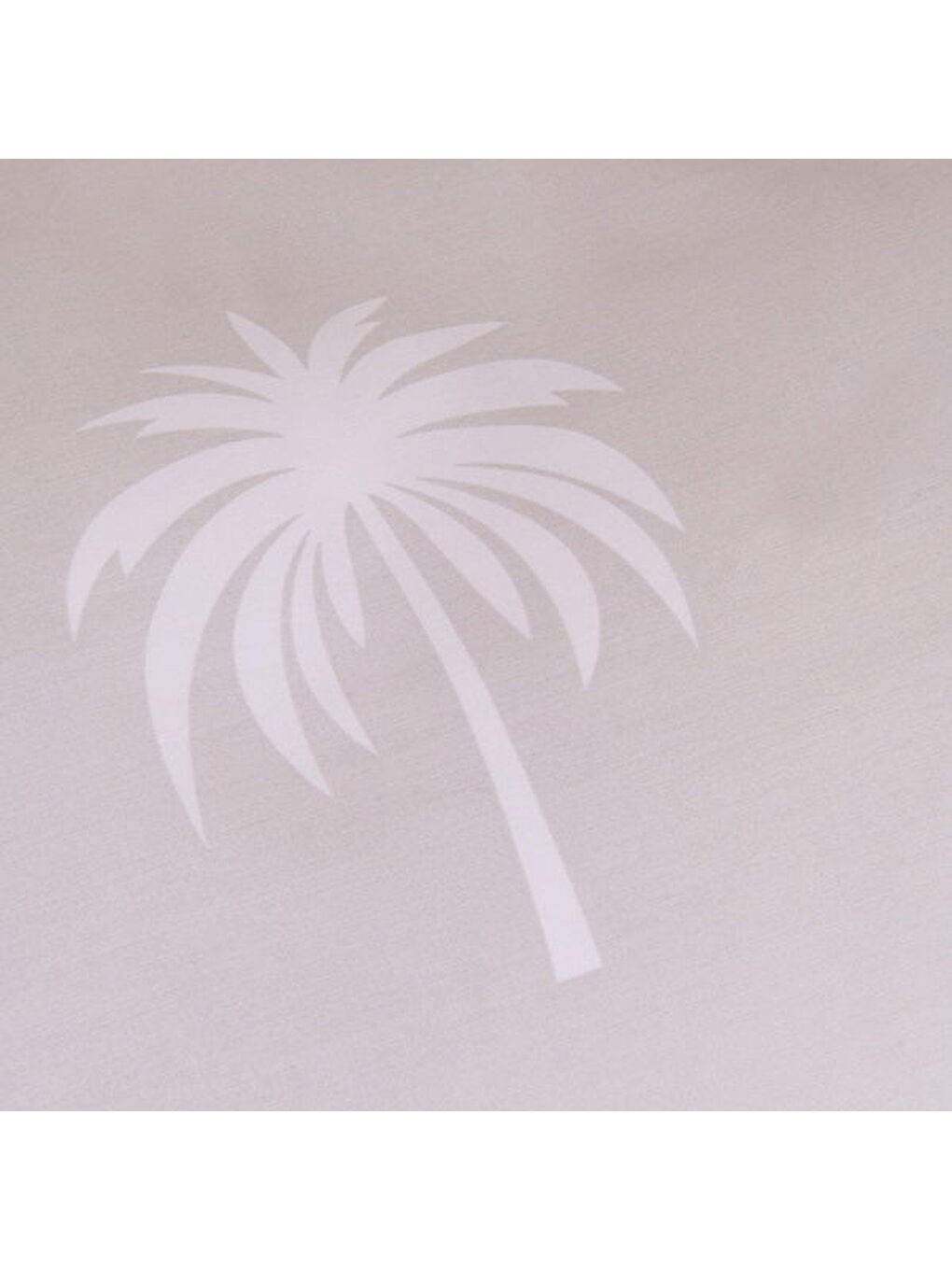 Soft Palmia Çift Kişilik Nevresim Takımı - Bej-5