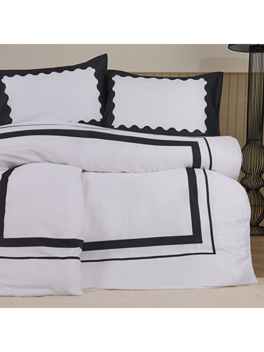 Soft Blanco Çift Kişilik Nevresim Takımı - Beyaz