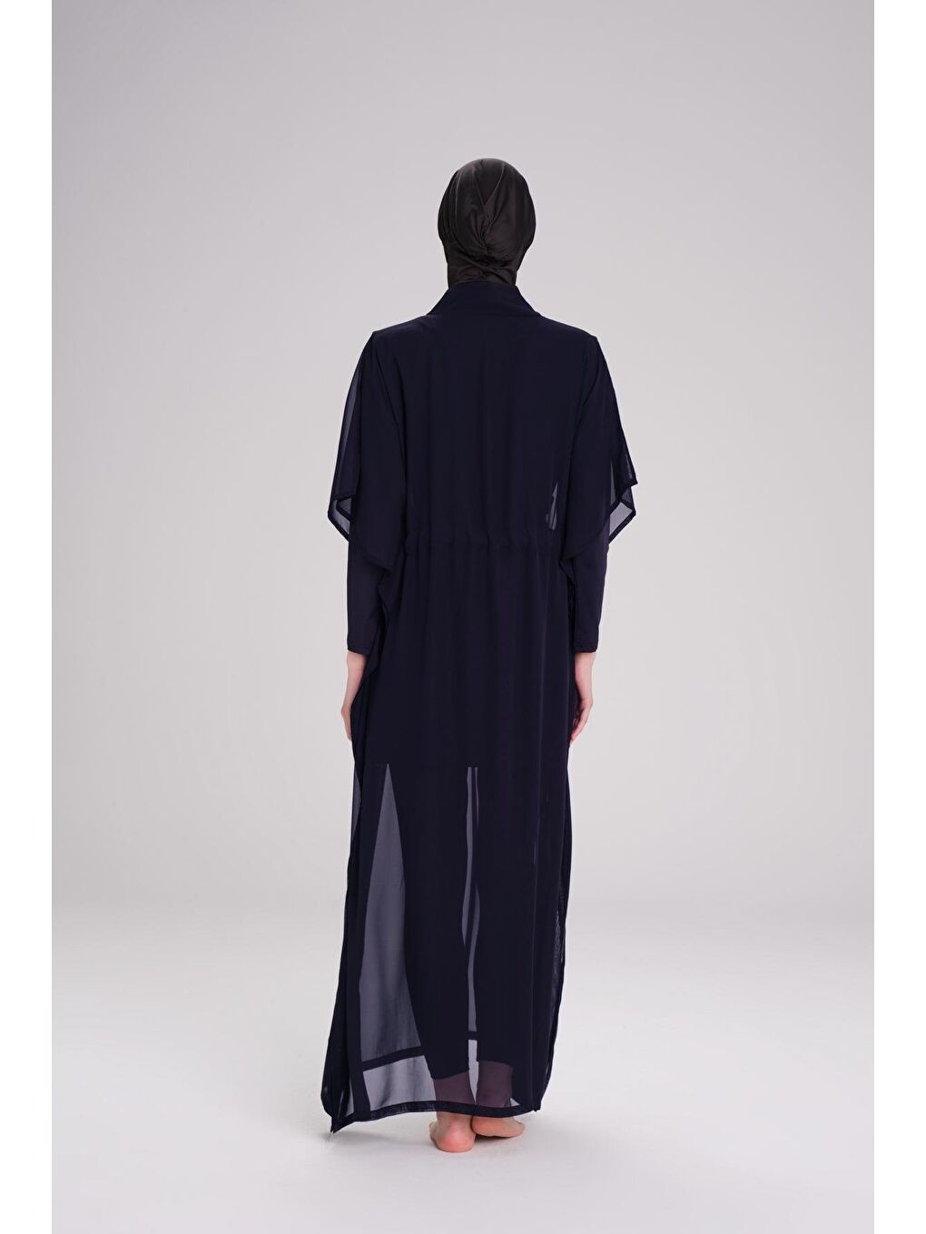 Lacivert Uzun Pareo 4093-4