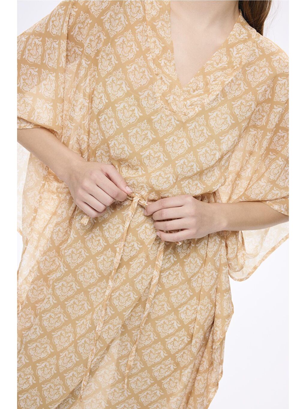 Sarı Uzun Pareo 5041-2