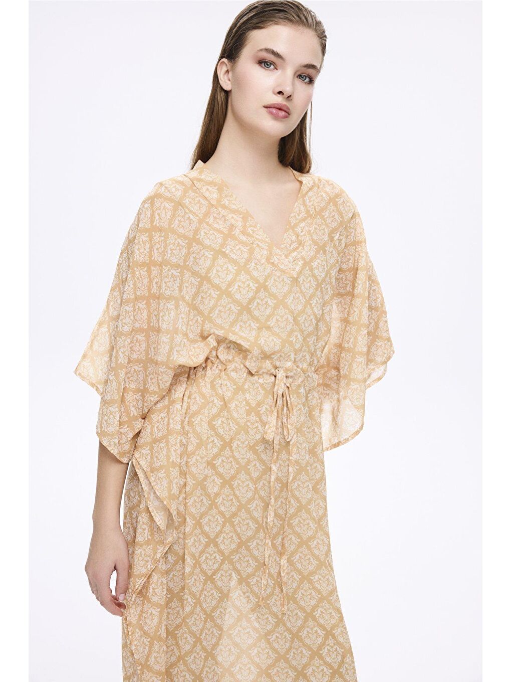 Sarı Uzun Pareo 5041-3