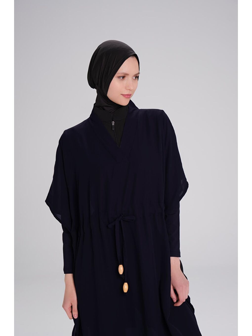 Lacivert Uzun Pareo 4049-1