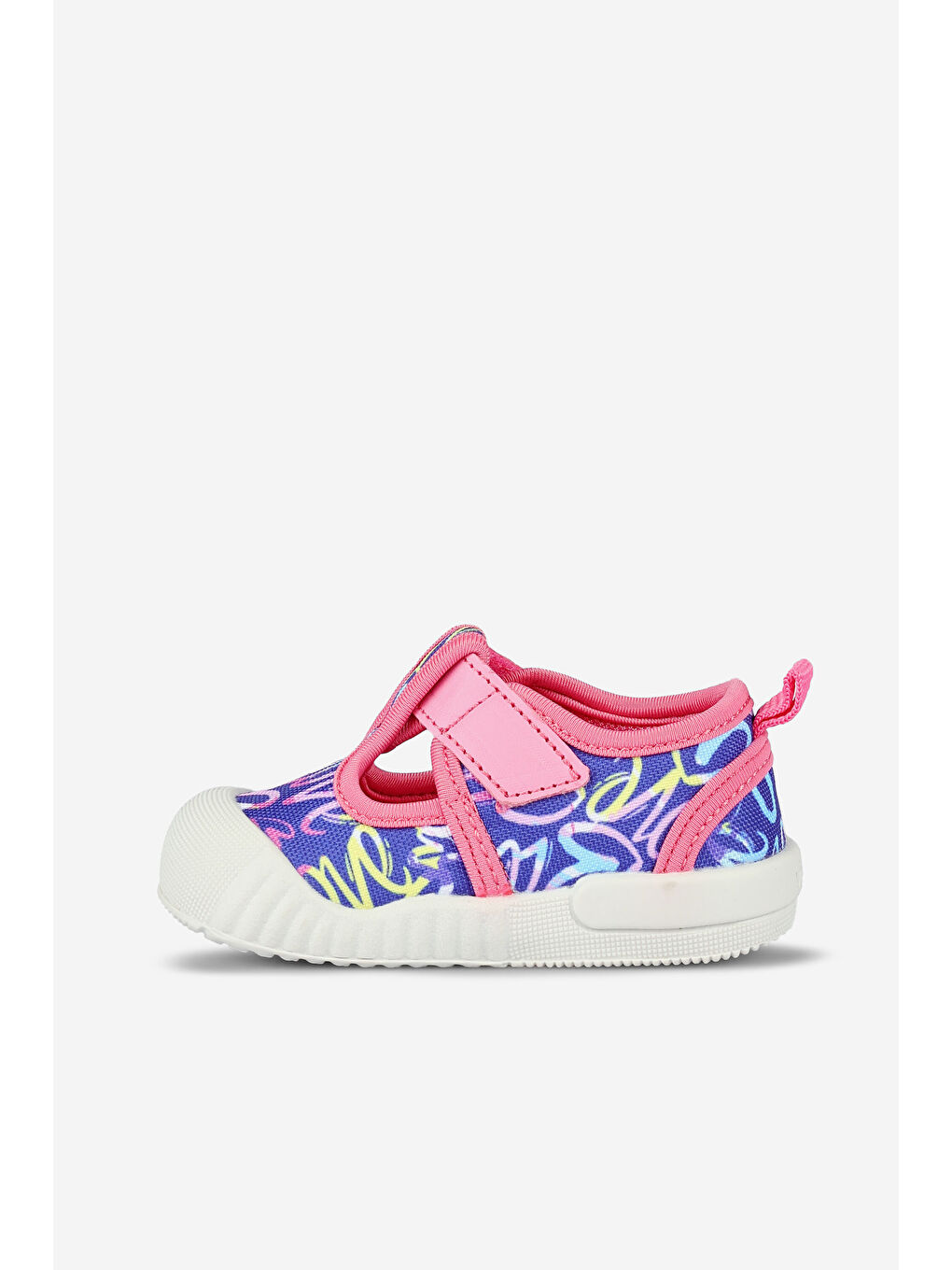 Darida Desenli Kız Bebek Lacivert Günlük Ayakkabı-1