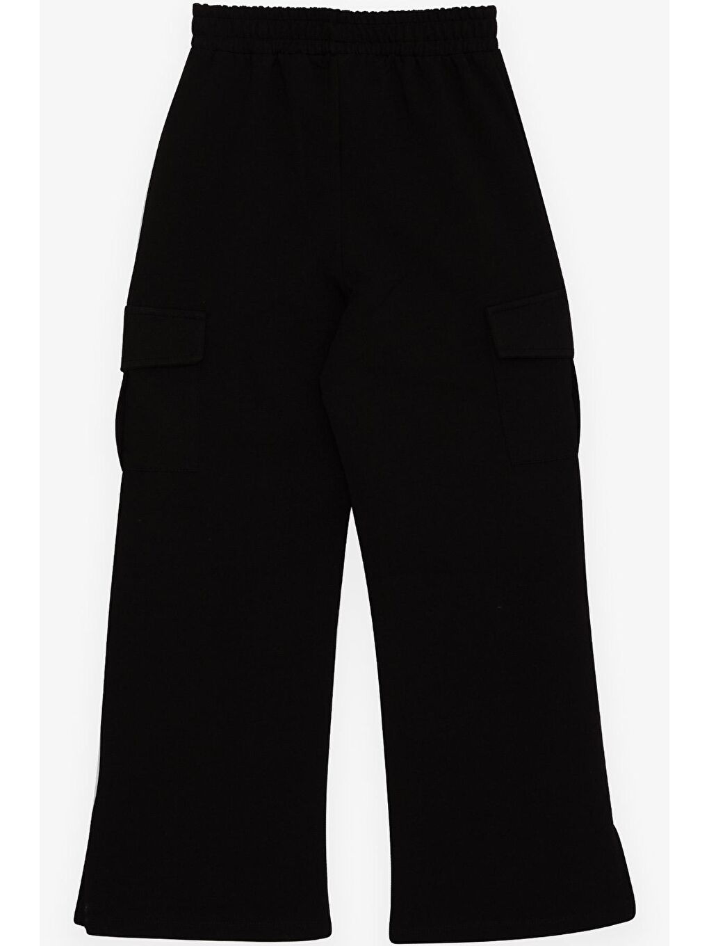 Kız Çocuk Eşofman Altı Kargo Cepli Siyah (9 Yaş)