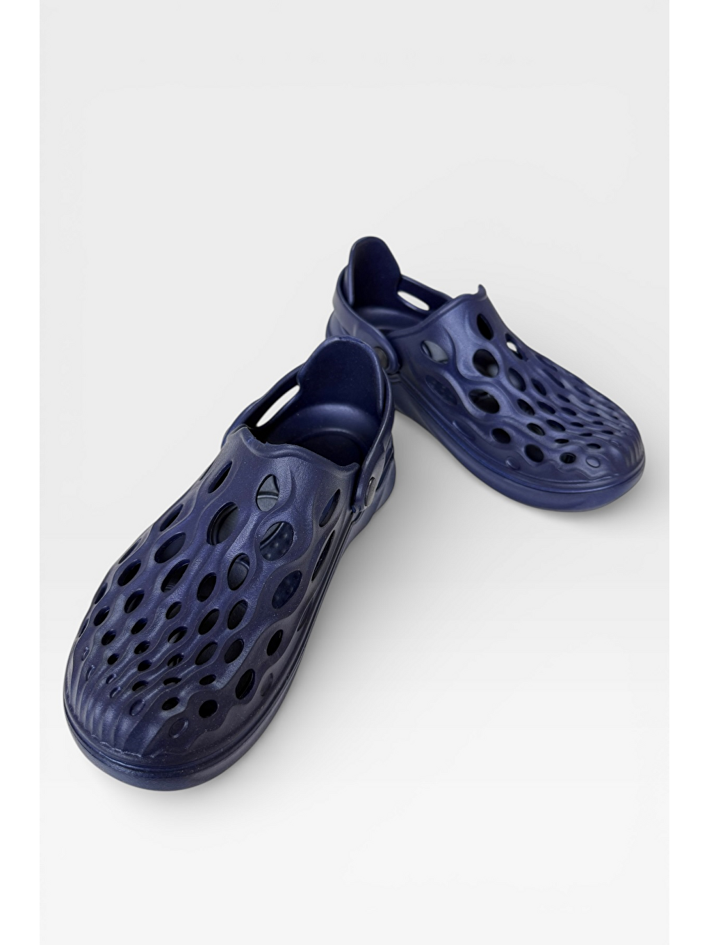 Unisex Günlük Rahat Yazlık Havuz Plaj Spor Ayakkabı Sandalet Lacivert-3
