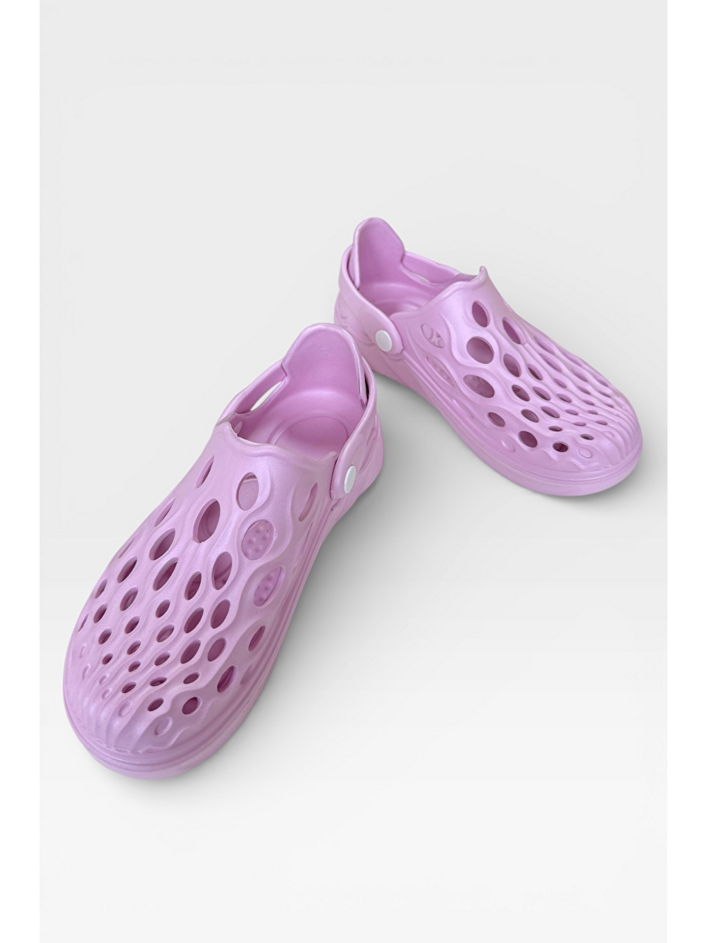 Unisex Günlük Rahat Yazlık Havuz Plaj Spor Ayakkabı Sandalet Lila-4