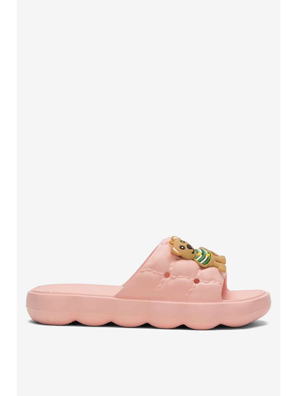 Pembe Rahat Taban Comfort Kadın Terlik Pudra
