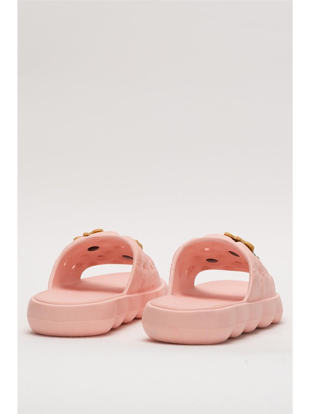 Pembe Rahat Taban Comfort Kadın Terlik Pudra-3
