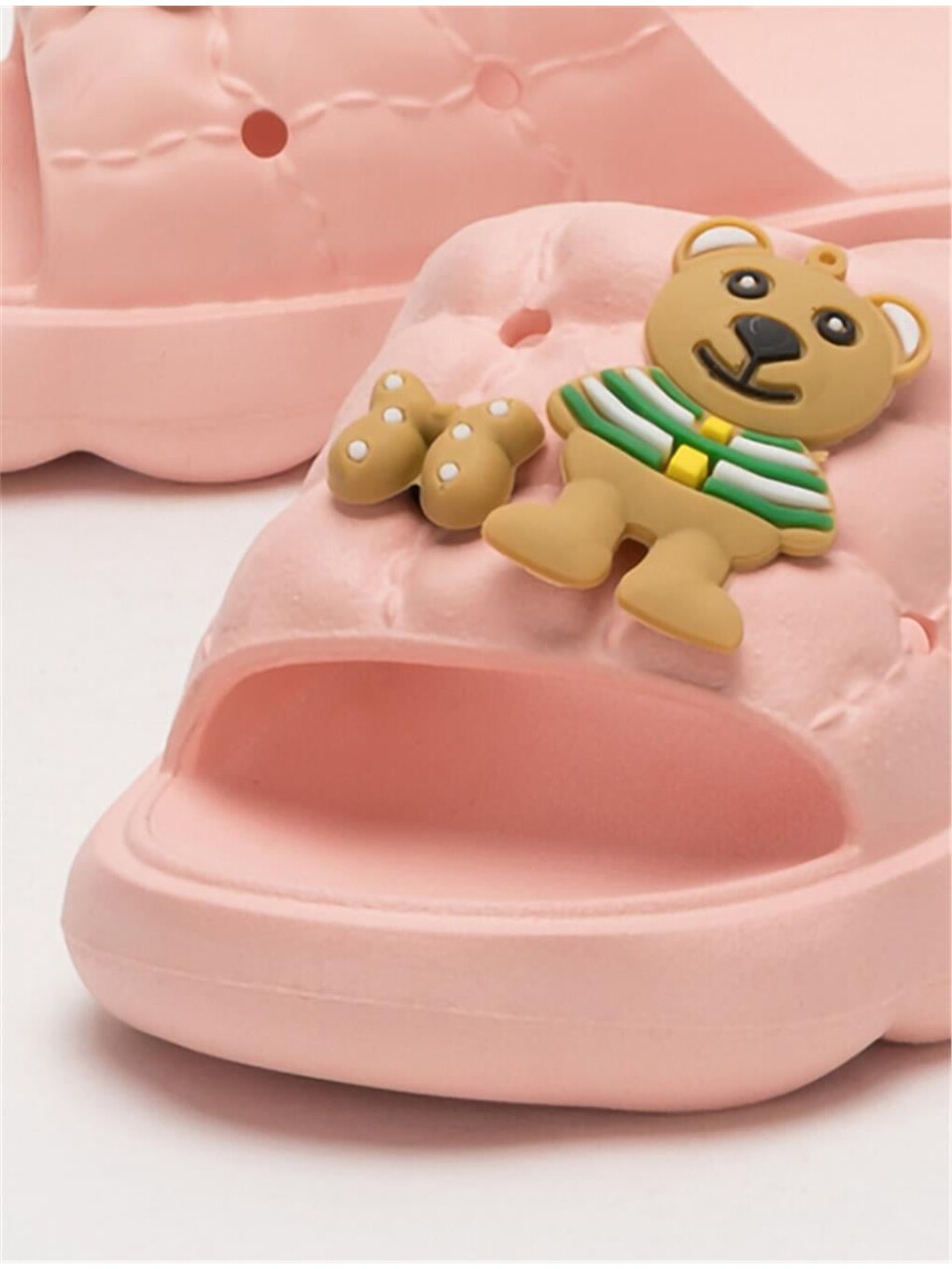 Pembe Rahat Taban Comfort Kadın Terlik Pudra-4