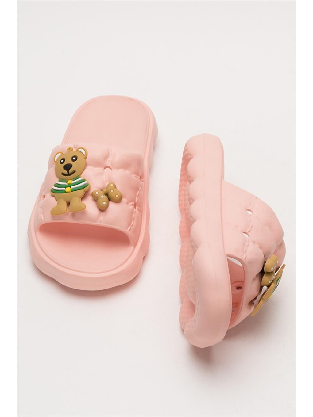 Pembe Rahat Taban Comfort Kadın Terlik Pudra-6
