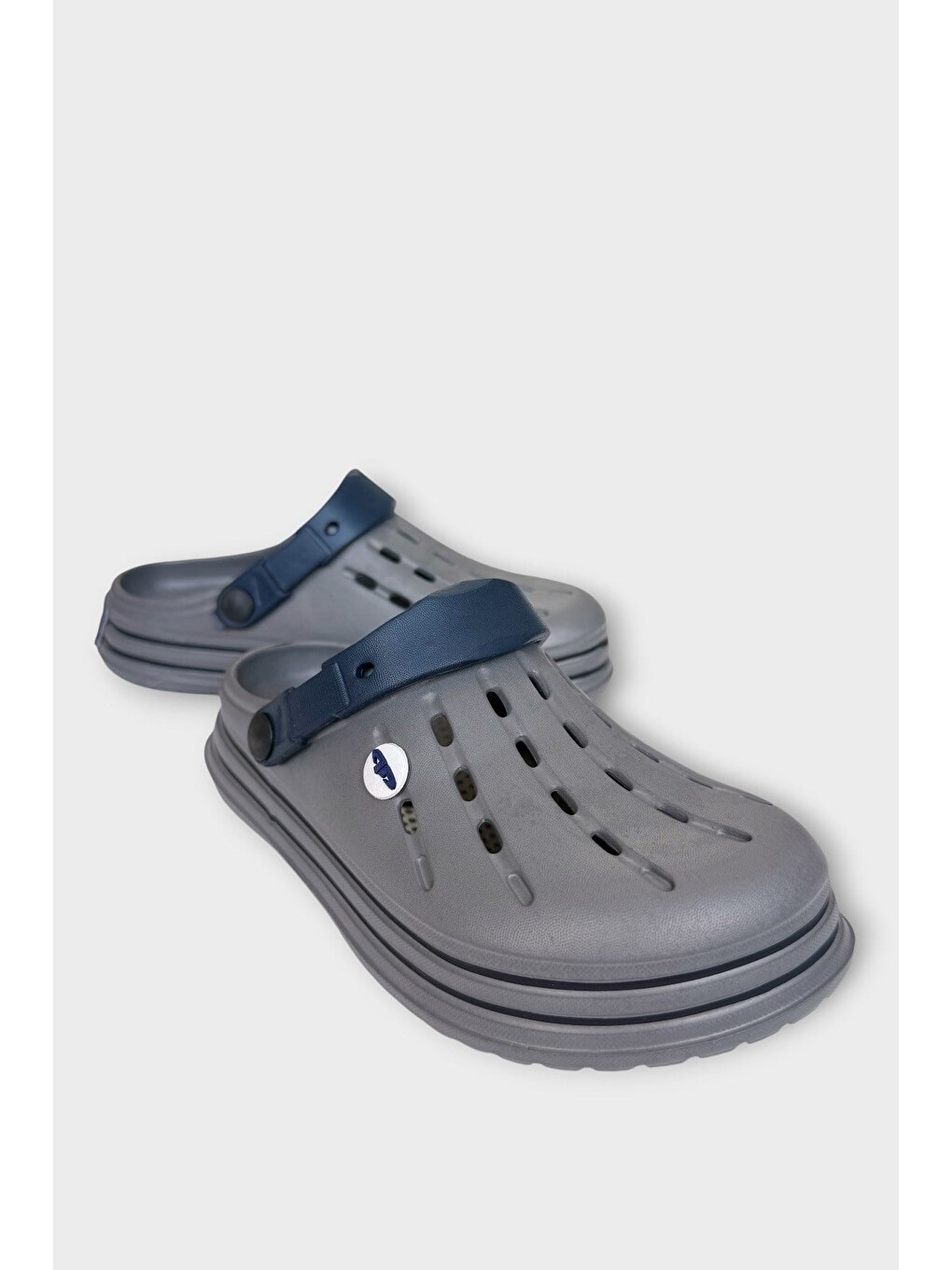 Gri Comfort Medikal Hemşire Sabo Unisex Terlik Füme-2