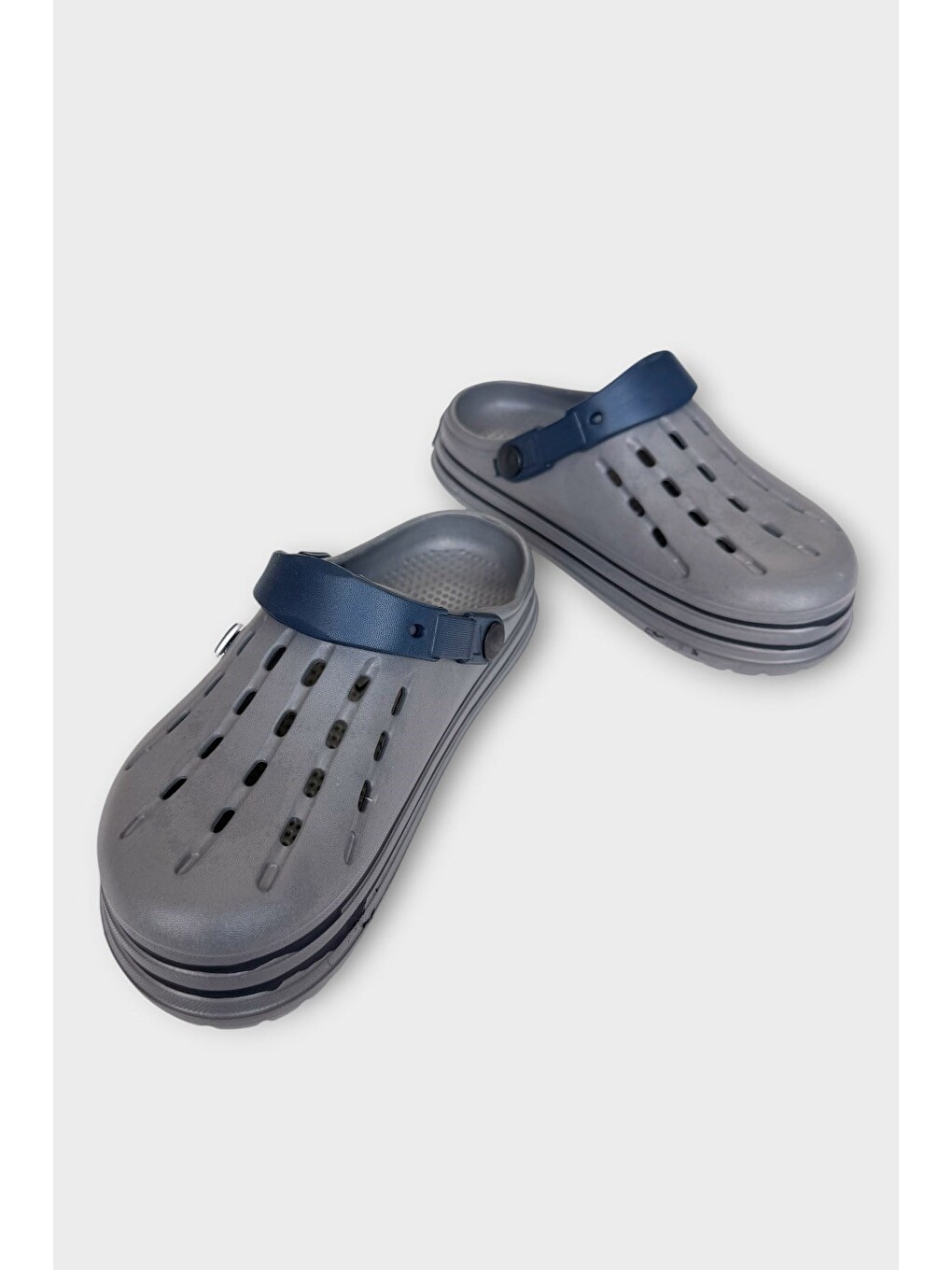 Gri Comfort Medikal Hemşire Sabo Unisex Terlik Füme-4