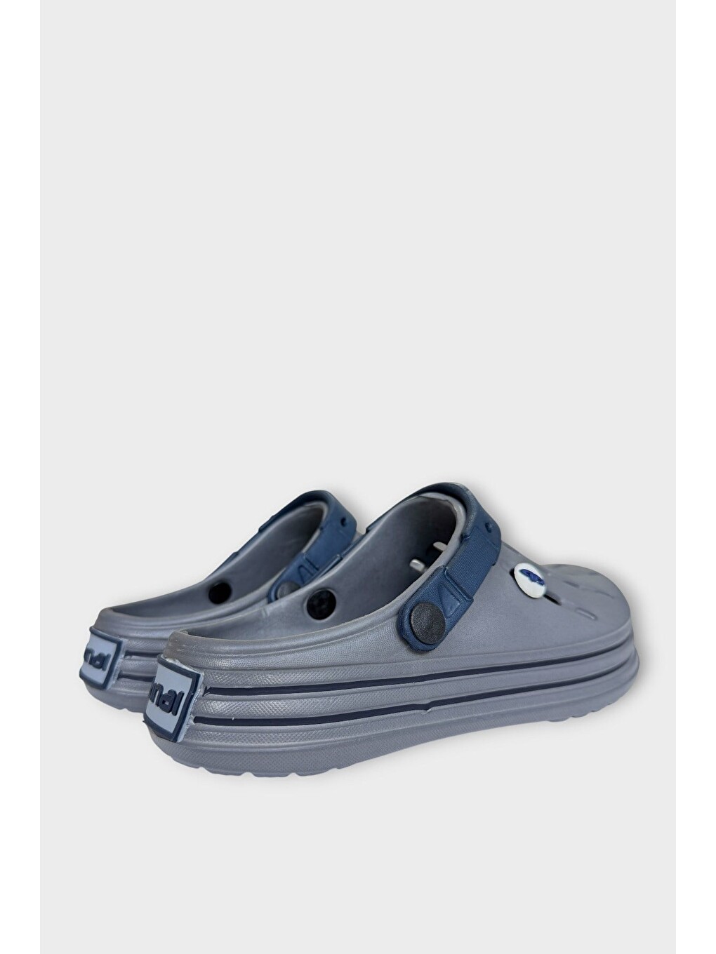 Gri Comfort Medikal Hemşire Sabo Unisex Terlik Füme-6
