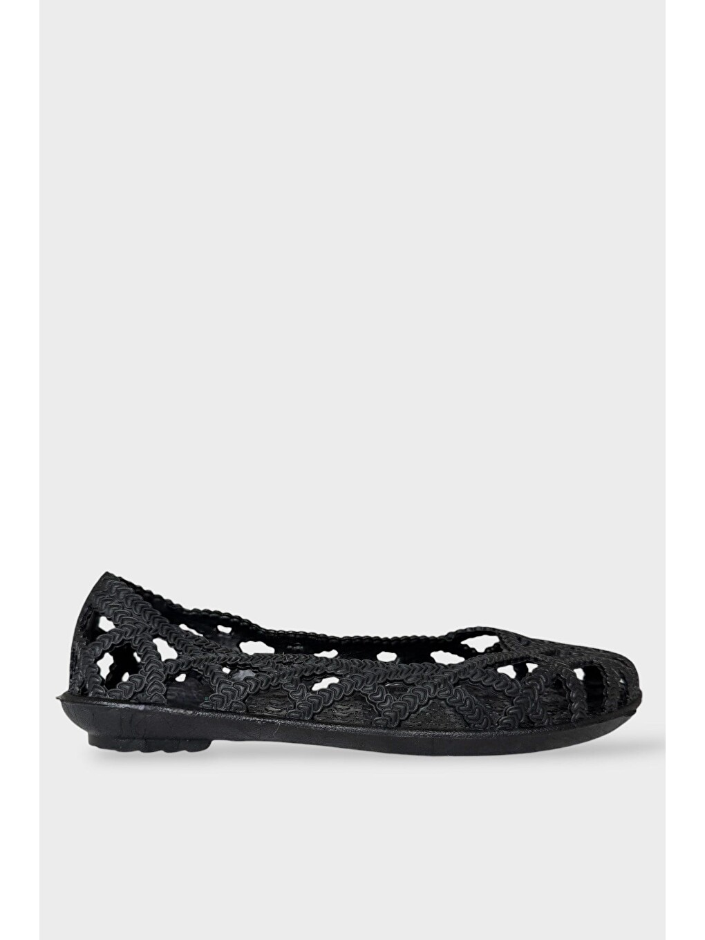 Deniz Havuz Plaj Günlük Kadın Babet Ayakkabı Siyah