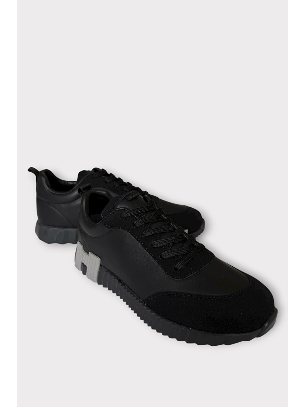 Erkek Günlük Sneaker Ayakkabı Siyah-4