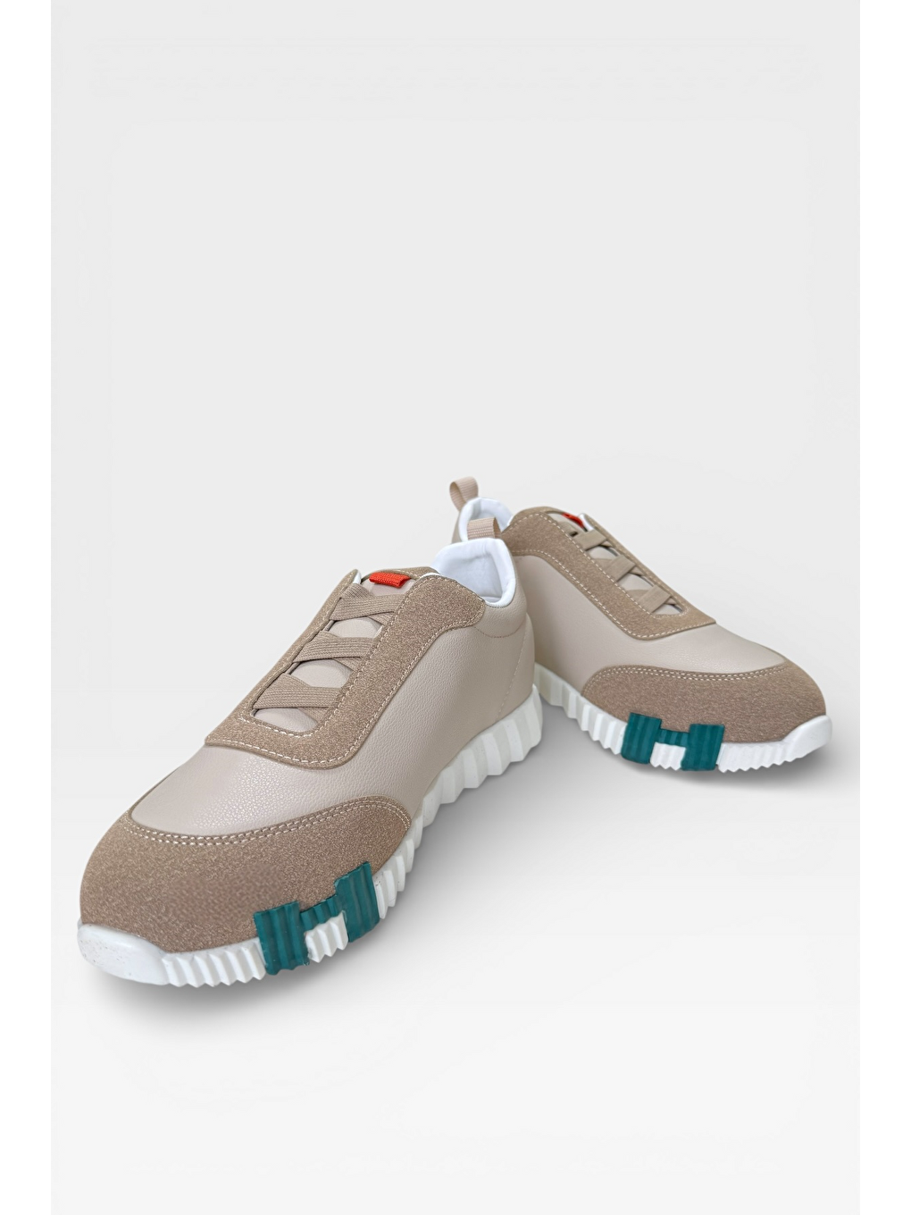 Erkek Günlük Sneaker Ayakkabı Bej-2
