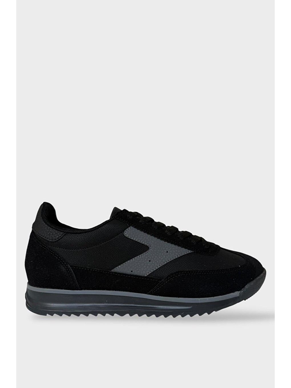 Erkek Günlük Hafif Rahat Taban Sneaker Ayakkabı Siyah