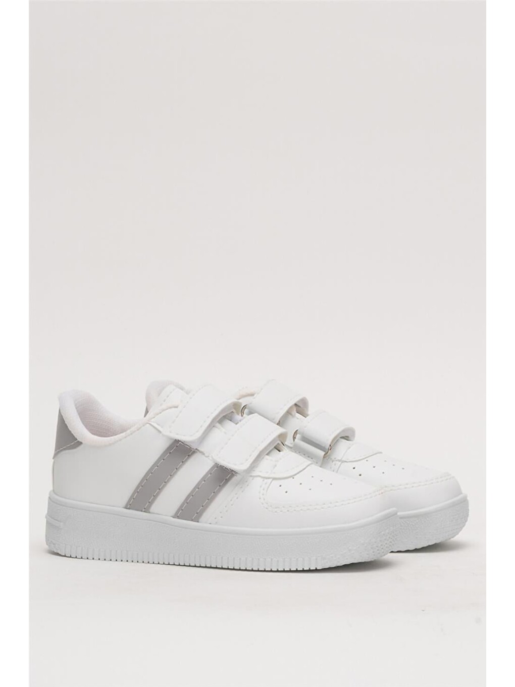 Çocuk Sneaker Spor Ayakkabı Beyaz - Füme-2
