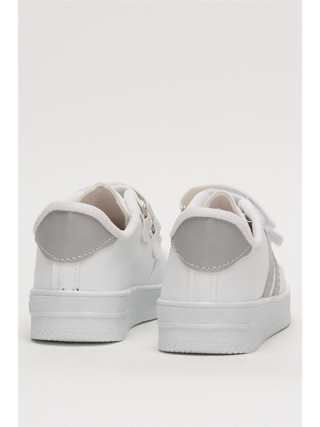Çocuk Sneaker Spor Ayakkabı Beyaz - Füme-3